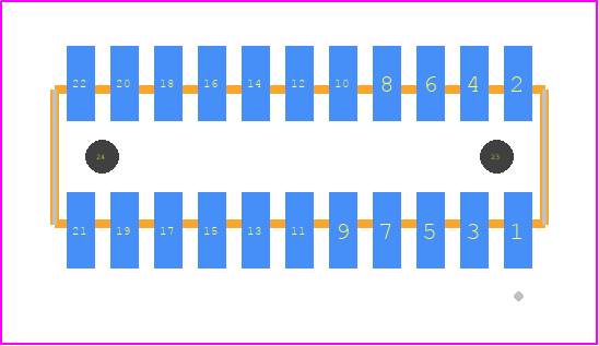 MLE-111-01-G-DV-A-TR - SAMTEC PCB footprint - Other - Other - MLE-111-01-G-DV-A-TR