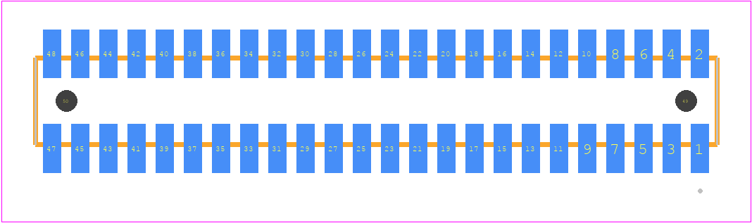 MLE-124-01-G-DV-A-TR - SAMTEC PCB footprint - Other - Other - MLE-124-01-G-DV-A-TR