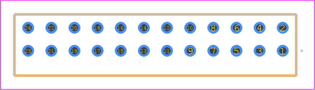S2M-112-01-S-D - SAMTEC PCB footprint - Other - Other - S2M-112-01-Y-D