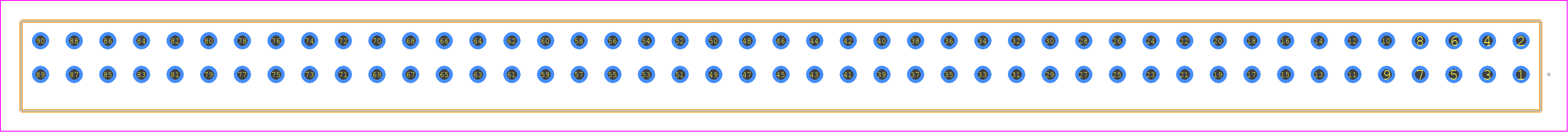 S2M-145-01-L-D - SAMTEC PCB footprint - Other - Other - S2M-145-01-Y-D
