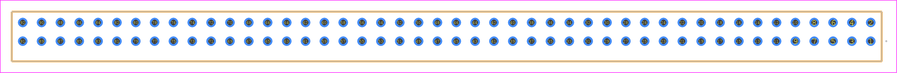 S2M-146-01-S-D - SAMTEC PCB footprint - Other - Other - S2M-146-01-Y-D