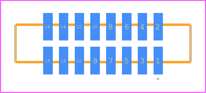 SFM-108-02-H-D - SAMTEC PCB footprint - Other - Other - SFM-108-YY-ZZ-D