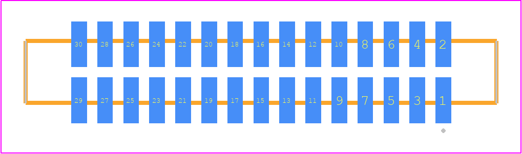 SFM-115-L2-LM-D - SAMTEC PCB footprint - Other - Other - SFM-115-YY-ZZ-D