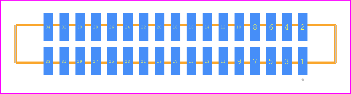 SFM-117-T2-L-D - SAMTEC PCB footprint - Other - Other - SFM-117-YY-ZZ-D