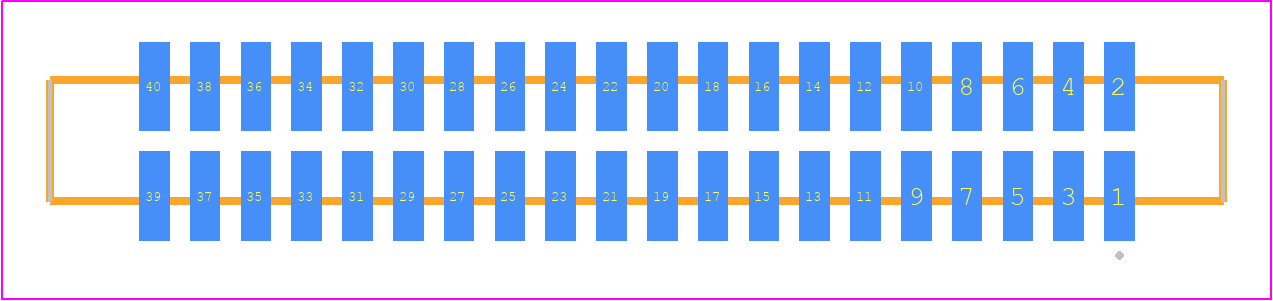 SFM-120-T2-SM-D - SAMTEC PCB footprint - Other - Other - SFM-120-YY-ZZ-D