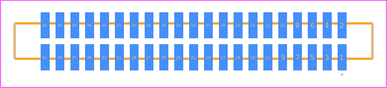 SFM-121-02-H-D - SAMTEC PCB footprint - Other - Other - SFM-121-YY-ZZ-D