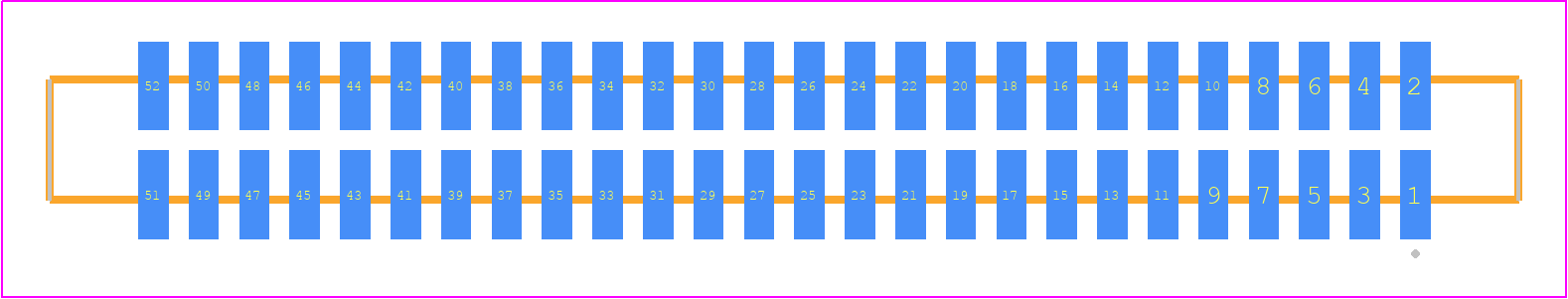 SFM-126-T2-SM-D - SAMTEC PCB footprint - Other - Other - SFM-126-YY-ZZ-D