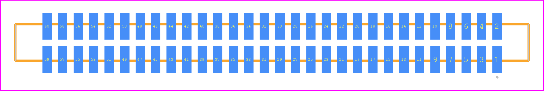 SFM-130-02-LM-D - SAMTEC PCB footprint - Other - Other - SFM-130-YY-ZZ-D