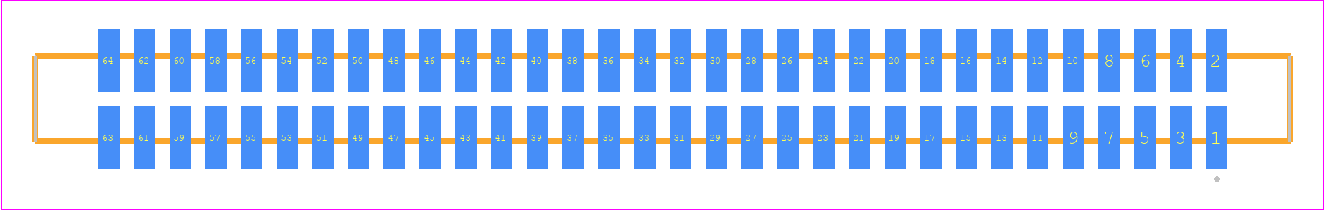 SFM-132-L2-SM-D - SAMTEC PCB footprint - Other - Other - SFM-132-YY-ZZ-D