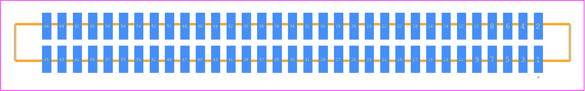 SFM-133-02-FM-D - SAMTEC PCB footprint - Other - Other - SFM-133-YY-ZZ-D