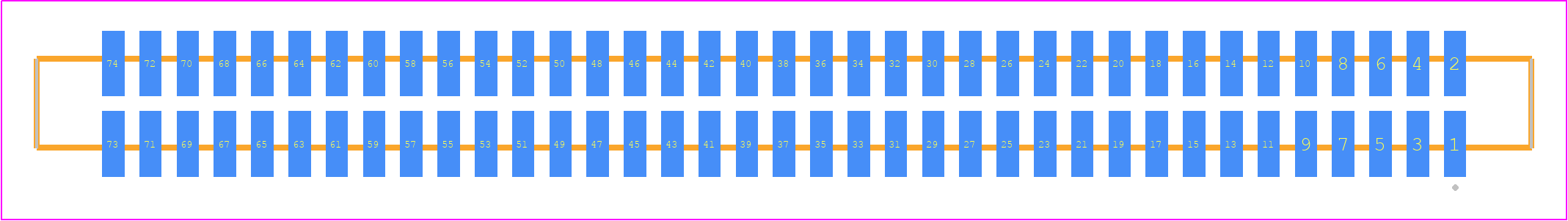 SFM-137-02-F-D - SAMTEC PCB footprint - Other - Other - SFM-137-YY-ZZ-D