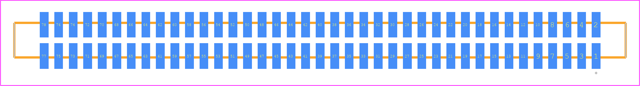 SFM-139-T2-F-D - SAMTEC PCB footprint - Other - Other - SFM-139-YY-ZZ-D
