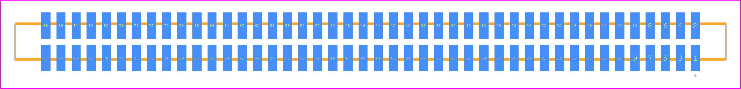 SFM-144-02-S-D - SAMTEC PCB footprint - Other - Other - SFM-144-YY-ZZ-D