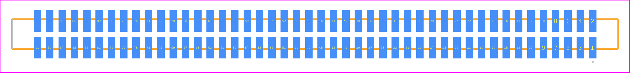 SFM-146-02-S-D - SAMTEC PCB footprint - Other - Other - SFM-146-YY-ZZ-D