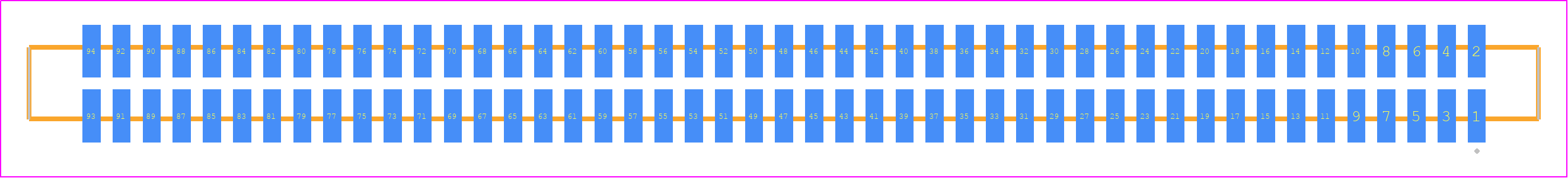 SFM-147-L2-LM-D - SAMTEC PCB footprint - Other - Other - SFM-147-YY-ZZ-D