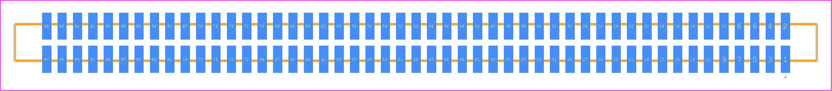 SFM-149-02-L-D - SAMTEC PCB footprint - Other - Other - SFM-149-YY-ZZ-D