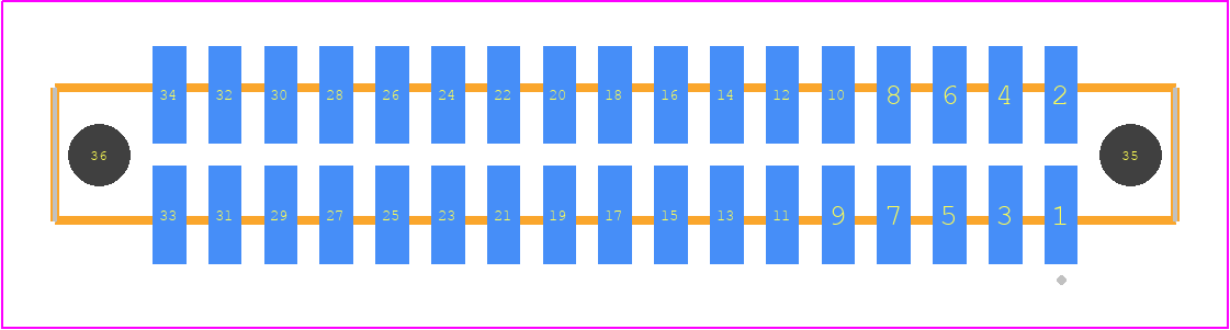 SFM-117-T2-S-D-A - SAMTEC PCB footprint - Other - Other - SFM-117-YY-ZZZ-D-A