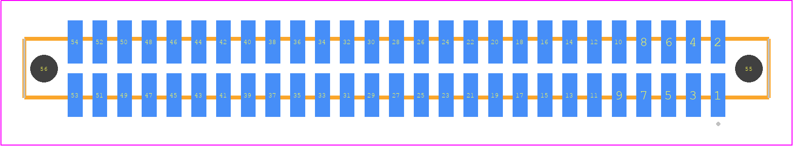 SFM-127-T2-S-D-A - SAMTEC PCB footprint - Other - Other - SFM-127-YY-ZZZ-D-A
