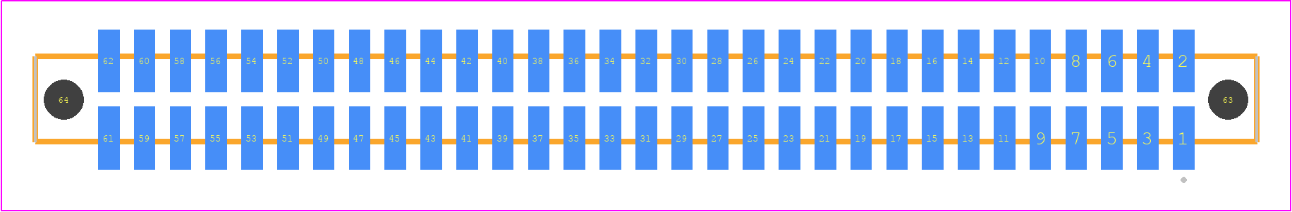 SFM-131-T2-F-D-A - SAMTEC PCB footprint - Other - Other - SFM-131-YY-ZZZ-D-A