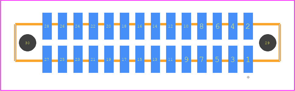 SFM-114-T2-F-D-A-K - SAMTEC PCB footprint - Other - Other - SFM-114-YY-ZZ-D-A-K