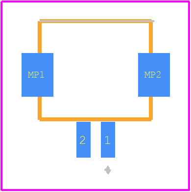 DF13A-2P-1.25H(77) - Hirose PCB footprint - Other - Other - DF13A-2P-1.25H(77)-1