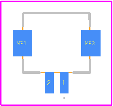 DF13A-2P-1.25H(75) - Hirose PCB footprint - Other - Other - DF13A-2P-1.25H(75)-2