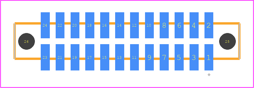 SFM-112-L2-L-D-A-K-TR - SAMTEC PCB footprint - Other - Other - SFM-112-YY-XXX-D-A-K-TR