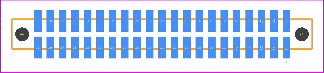 SFM-121-02-L-D-A-K-TR - SAMTEC PCB footprint - Other - Other - SFM-121-YY-XXX-D-A-K-TR
