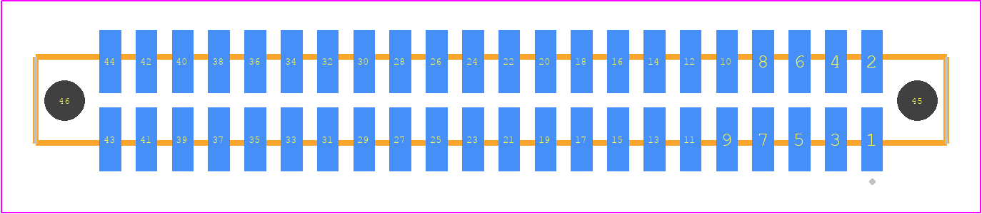 SFM-122-T2-S-D-A-K-TR - SAMTEC PCB footprint - Other - Other - SFM-122-YY-XXX-D-A-K-TR