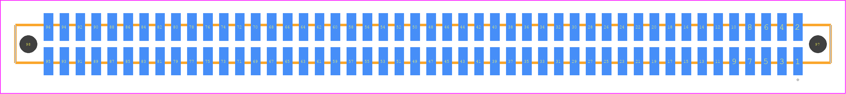 SFM-148-02-H-D-A-K-TR - SAMTEC PCB footprint - Other - Other - SFM-148-YY-XXX-D-A-K-TR