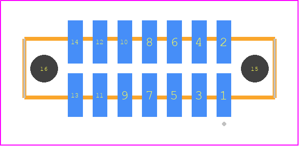 SFM-107-02-F-D-A-P-TR - SAMTEC PCB footprint - Other - Other - SFM-107-YY-ZZZ-D-A-P-TR