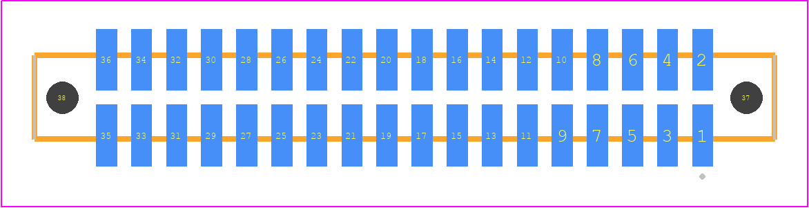 SFM-118-T2-S-D-LC - SAMTEC PCB footprint - Other - Other - SFM-118-YY-ZZZ-D-LC
