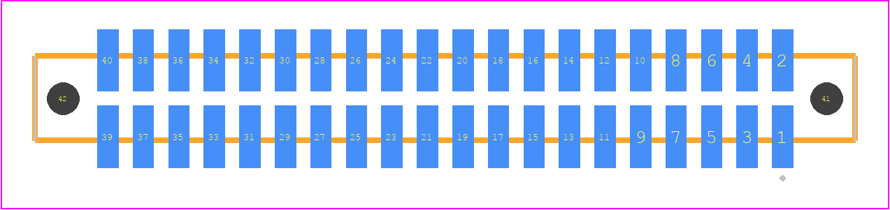 SFM-120-T2-SM-D-LC - SAMTEC PCB footprint - Other - Other - SFM-120-YY-ZZZ-D-LC