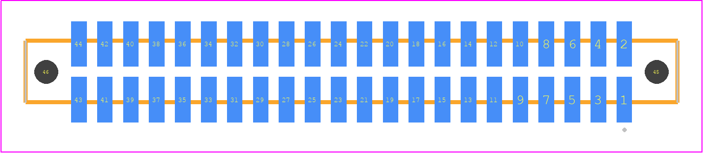 SFM-122-L2-S-D-LC - SAMTEC PCB footprint - Other - Other - SFM-122-YY-ZZZ-D-LC