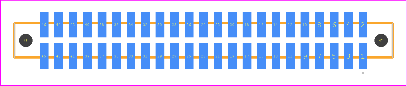 SFM-123-T2-LM-D-LC - SAMTEC PCB footprint - Other - Other - SFM-123-YY-ZZZ-D-LC