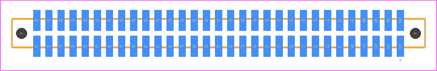 SFM-131-02-F-D-LC - SAMTEC PCB footprint - Other - Other - SFM-131-YY-ZZZ-D-LC