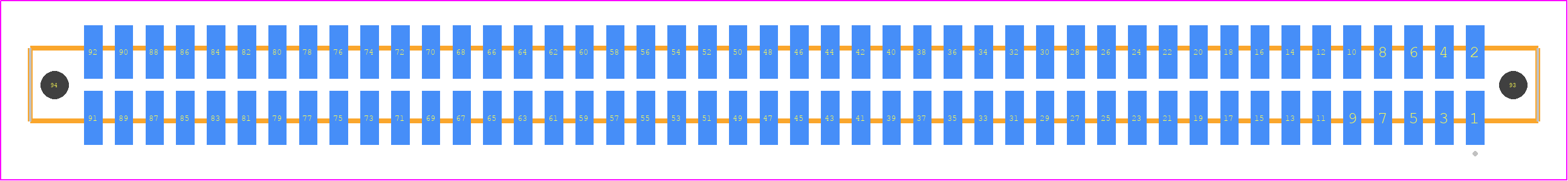 SFM-146-L2-F-D-LC - SAMTEC PCB footprint - Other - Other - SFM-146-YY-ZZZ-D-LC