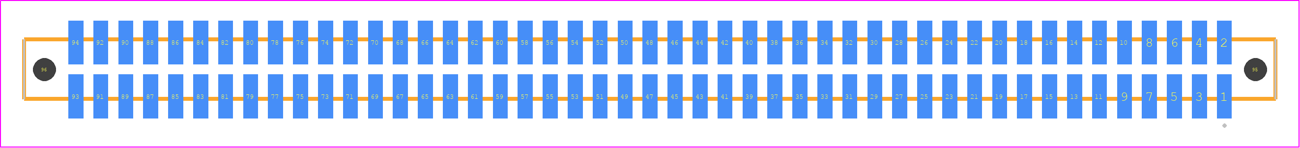 SFM-147-02-LM-D-LC - SAMTEC PCB footprint - Other - Other - SFM-147-YY-ZZZ-D-LC