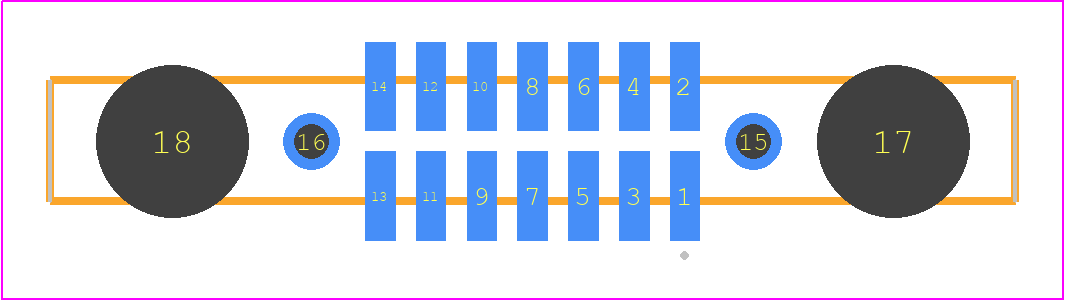 SFM-107-02-H-D-DS - SAMTEC PCB footprint - Other - Other - SFM-107-02-ZZZ-D-DS
