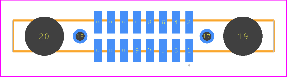 SFM-108-02-STL-D-DS - SAMTEC PCB footprint - Other - Other - SFM-108-02-ZZZ-D-DS