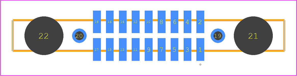 SFM-109-02-STL-D-DS - SAMTEC PCB footprint - Other - Other - SFM-109-02-ZZZ-D-DS