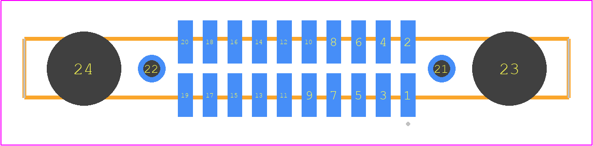 SFM-110-02-STL-D-DS - SAMTEC PCB footprint - Other - Other - SFM-110-02-ZZZ-D-DS