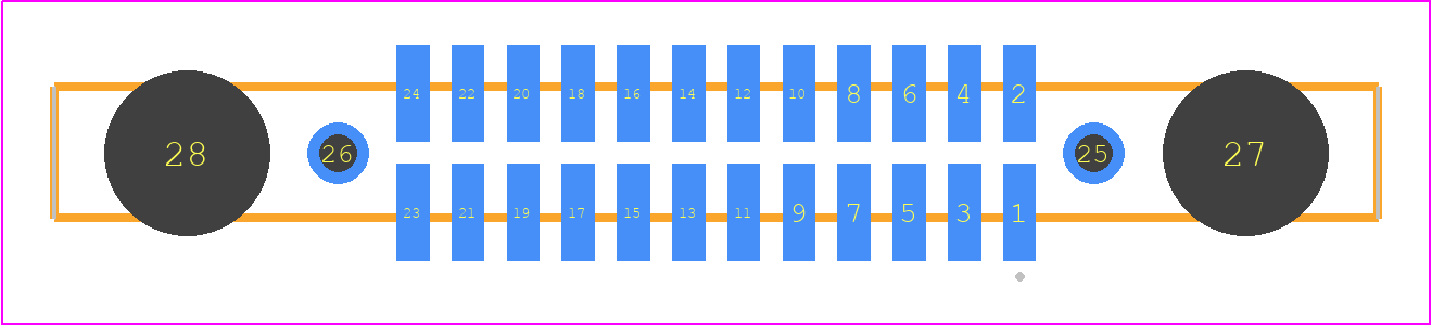 SFM-112-02-H-D-DS - SAMTEC PCB footprint - Other - Other - SFM-112-02-ZZZ-D-DS