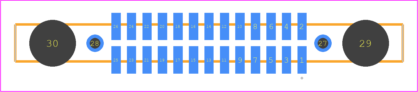 SFM-113-02-STL-D-DS - SAMTEC PCB footprint - Other - Other - SFM-113-02-ZZZ-D-DS