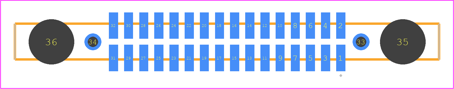 SFM-116-02-H-D-DS - SAMTEC PCB footprint - Other - Other - SFM-116-02-ZZZ-D-DS