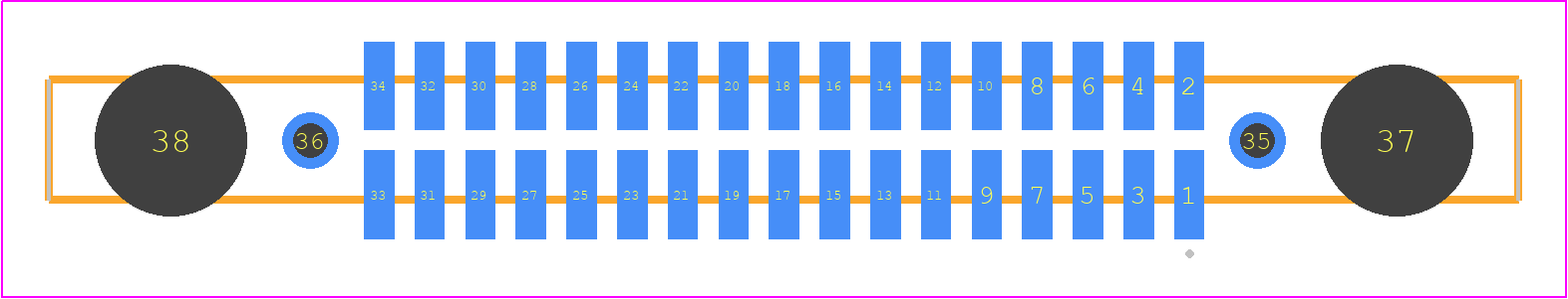 SFM-117-02-LM-D-DS - SAMTEC PCB footprint - Other - Other - SFM-117-02-ZZZ-D-DS