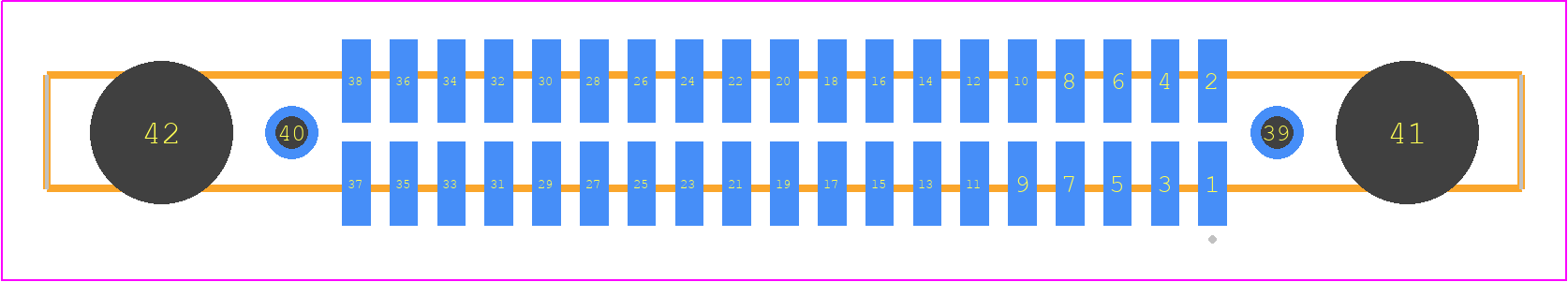 SFM-119-02-S-D-DS - SAMTEC PCB footprint - Other - Other - SFM-119-02-ZZZ-D-DS