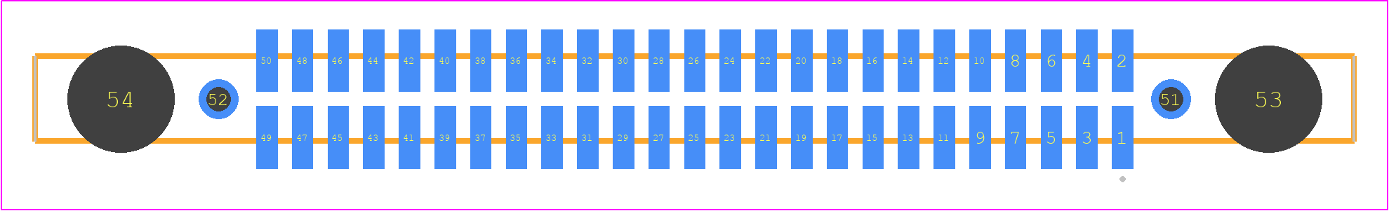SFM-125-02-S-D-DS - SAMTEC PCB footprint - Other - Other - SFM-125-02-ZZZ-D-DS
