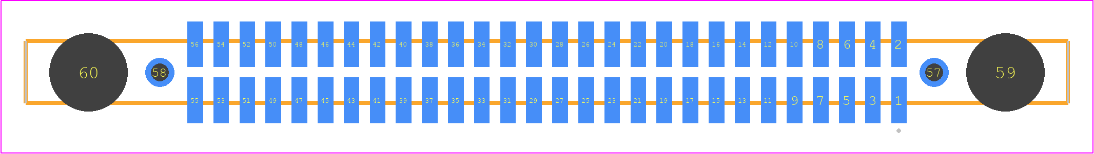 SFM-128-02-STL-D-DS - SAMTEC PCB footprint - Other - Other - SFM-128-02-ZZZ-D-DS