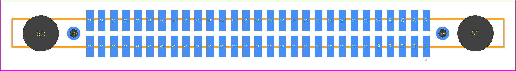 SFM-129-02-H-D-DS - SAMTEC PCB footprint - Other - Other - SFM-129-02-ZZZ-D-DS